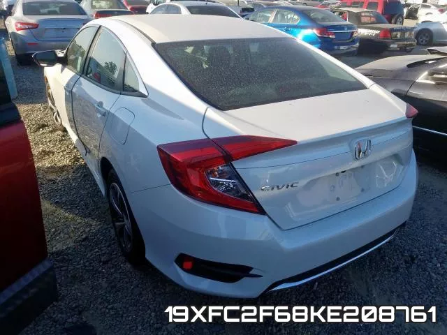 19XFC2F68KE208761 фото 4