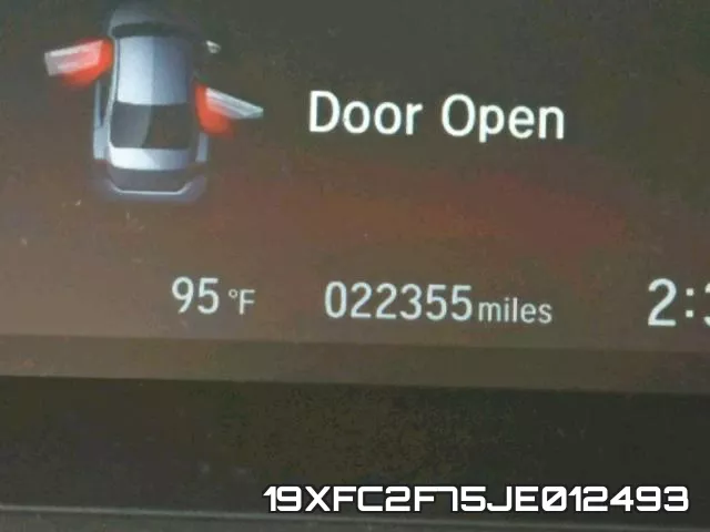 19XFC2F75JE012493 фото 9