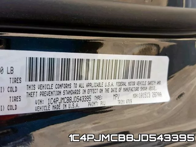 1C4PJMCB8JD543395 фото 2