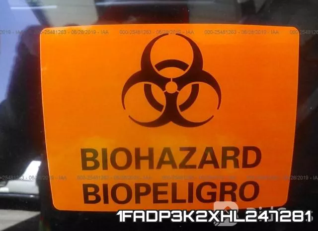 1FADP3K2XHL247281 фото 8