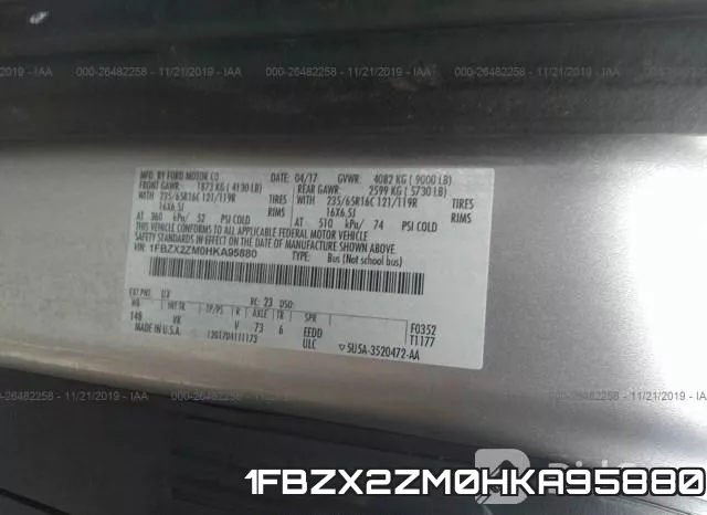 1FBZX2ZM0HKA95880 фото 10