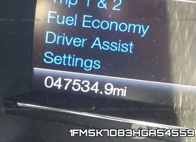 1FM5K7D83HGA54559 фото 5