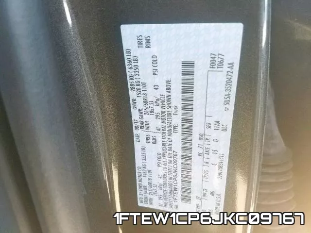1FTEW1CP6JKC09767 фото 2