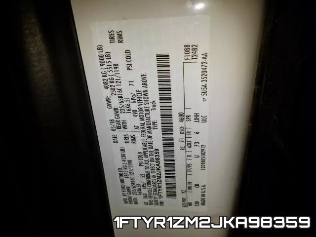 1FTYR1ZM2JKA98359 фото 2