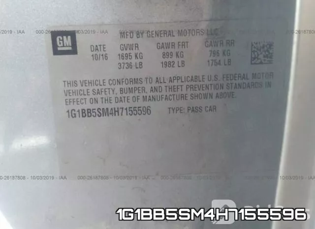 1G1BB5SM4H7155596 фото 10