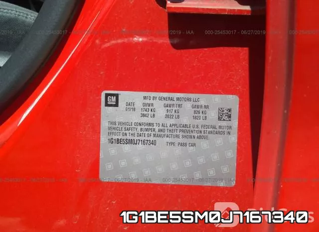 1G1BE5SM0J7167340 фото 10