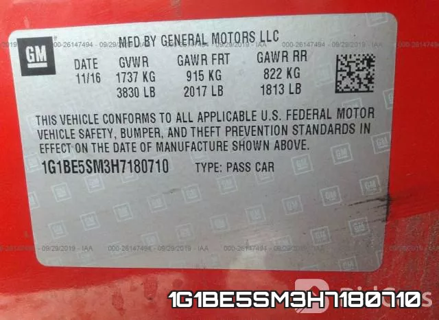 1G1BE5SM3H7180710 фото 9