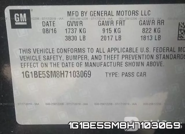 1G1BE5SM8H7103069 фото 10