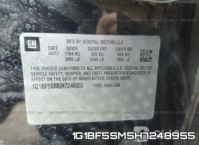 1G1BF5SM5H7248955 фото 9