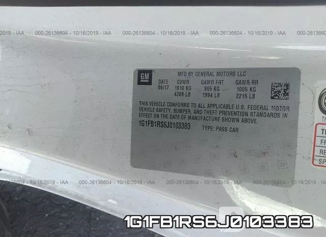 1G1FB1RS6J0103383 фото 10