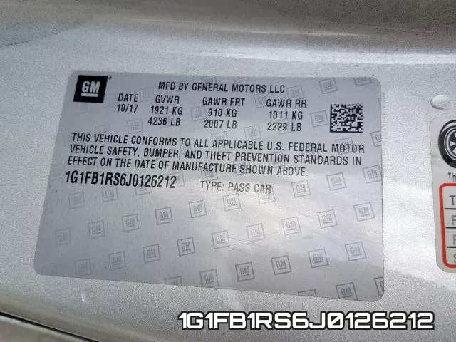 1G1FB1RS6J0126212 фото 2