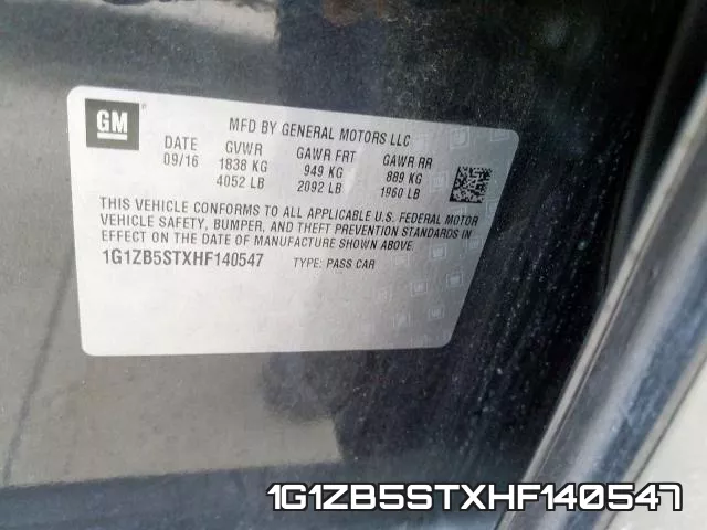 1G1ZB5STXHF140547 фото 2