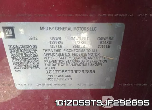1G1ZD5ST3JF292895 фото 10