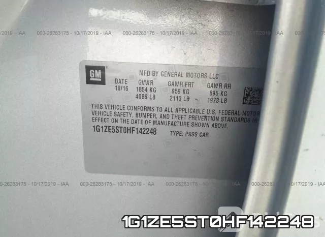 1G1ZE5ST0HF142248 фото 6