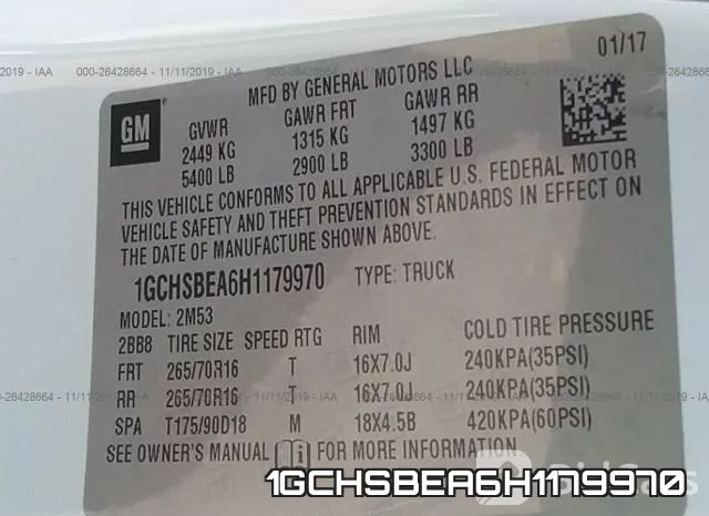 1GCHSBEA6H1179970 фото 10