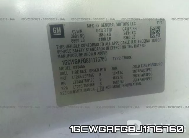 1GCWGAFG8J1176760 фото 10