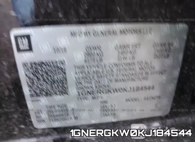 1GNERGKW0KJ184544 фото 10