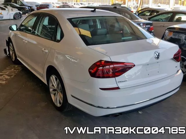 1VWLA7A30KC004785 фото 4