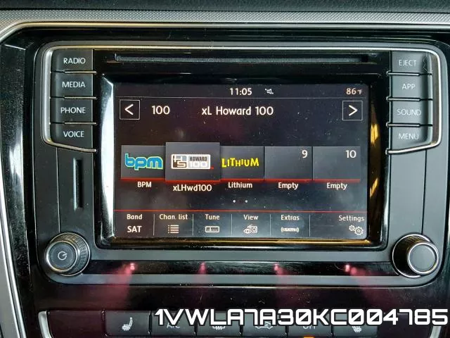 1VWLA7A30KC004785 фото 10
