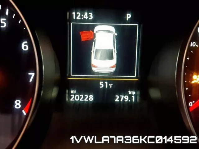 1VWLA7A36KC014592 фото 8