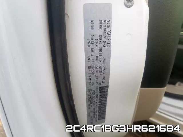 2C4RC1BG3HR621684 фото 2