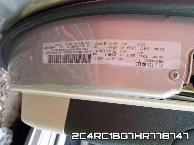 2C4RC1BG7HR778747 фото 2