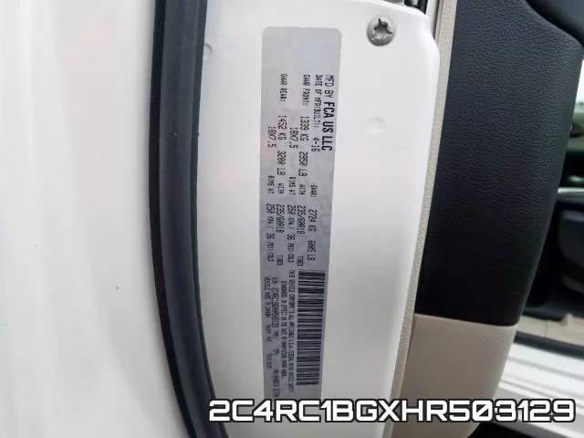 2C4RC1BGXHR503129 фото 2