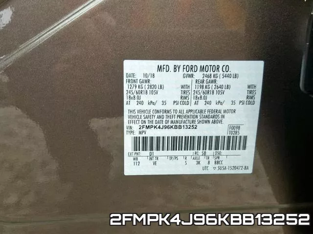 2FMPK4J96KBB13252 фото 2