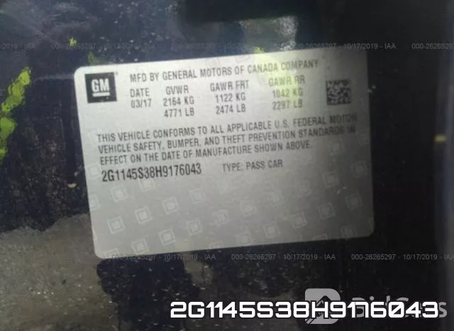 2G1145S38H9176043 фото 10