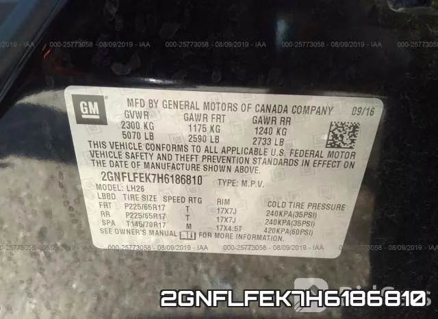 2GNFLFEK7H6186810 фото 10