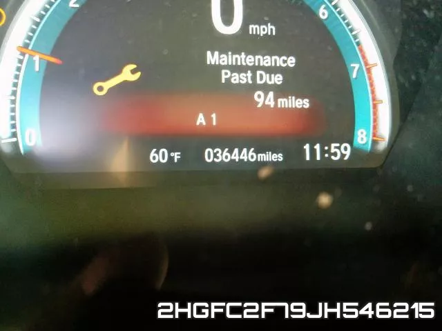 2HGFC2F79JH546215 фото 9