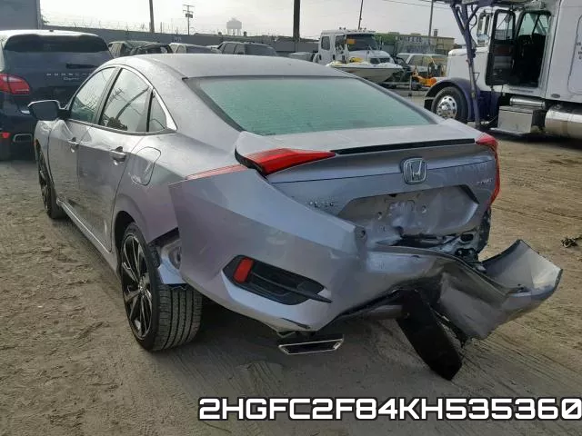2HGFC2F84KH535360 фото 4