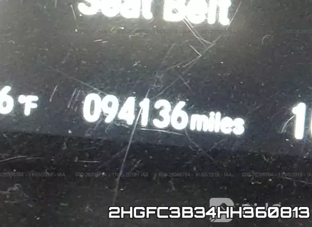 2HGFC3B34HH360813 фото 8