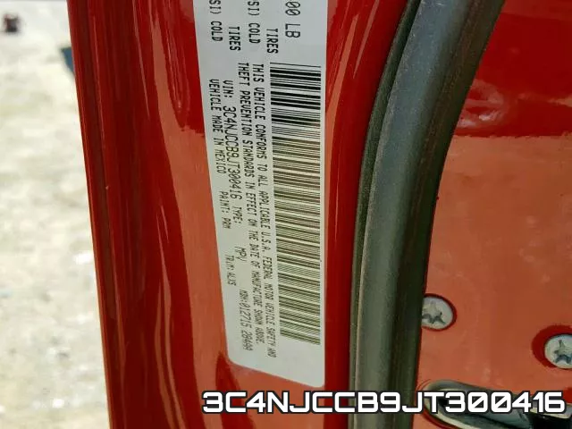 3C4NJCCB9JT300416 фото 2