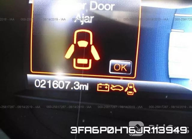3FA6P0H76JR113949 фото 8