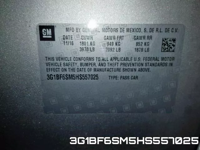 3G1BF6SM5HS557025 фото 2