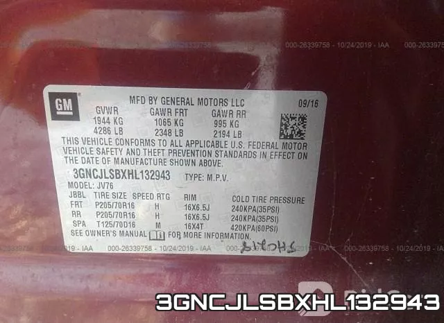 3GNCJLSBXHL132943 фото 10