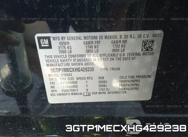 3GTP1MECXHG429238 фото 9