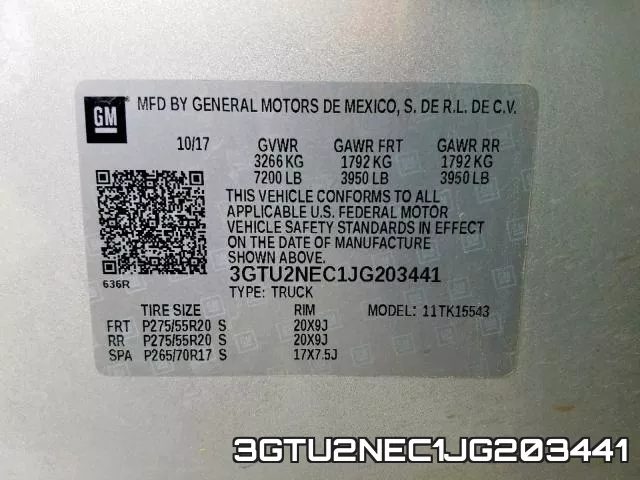 3GTU2NEC1JG203441 фото 2