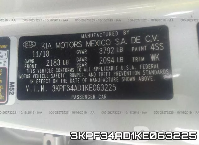 3KPF34AD1KE063225 фото 10