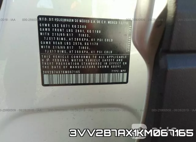 3VV2B7AX1KM067165 фото 10
