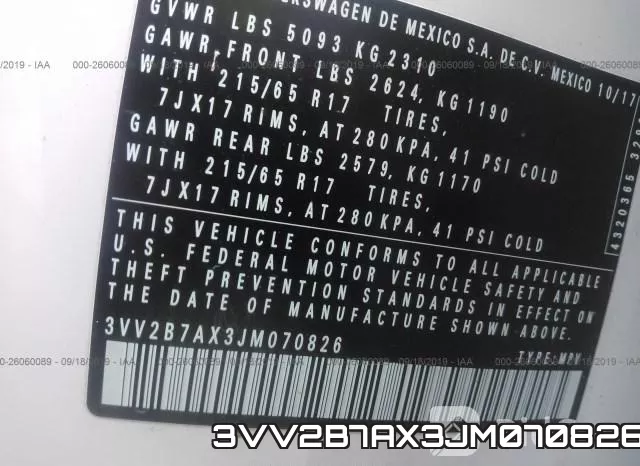 3VV2B7AX3JM070826 фото 10
