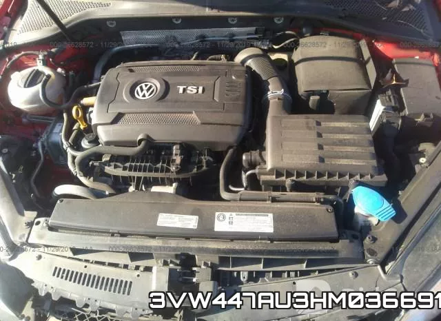 3VW447AU3HM036691 фото 2