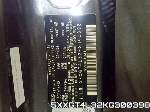 5XXGT4L32KG300398 фото 2