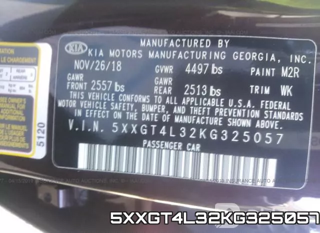 5XXGT4L32KG325057 фото 9