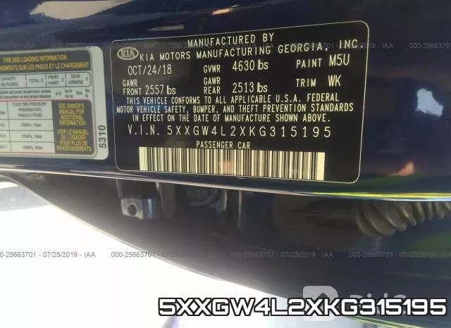 5XXGW4L2XKG315195 фото 9