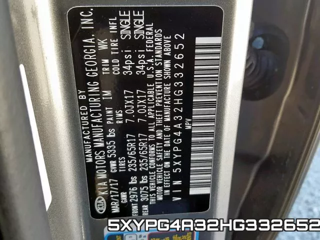 5XYPG4A32HG332652 фото 2