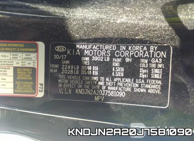 KNDJN2A20J7581090 фото 10