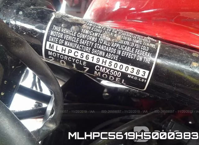 MLHPC5619H5000383 фото 2
