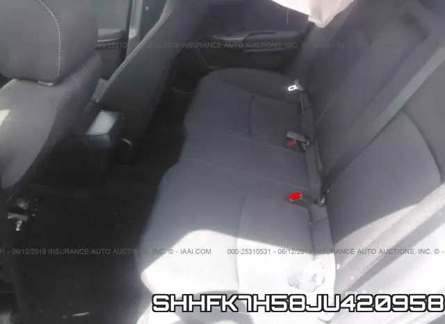 SHHFK7H58JU420958 фото 9